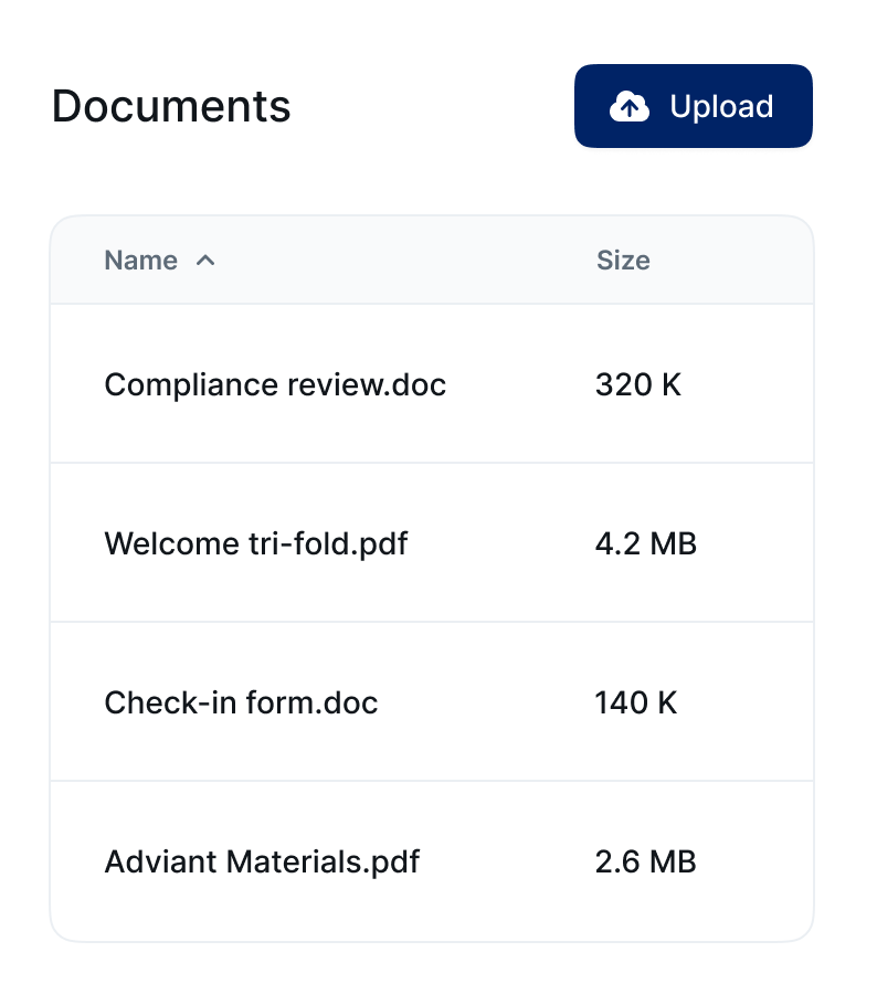 Documents feature preview